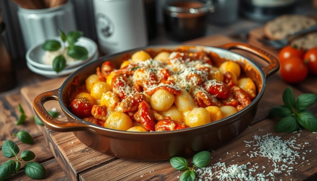 italian sausage and gnocchi bake italian sausage and gnocchi bake